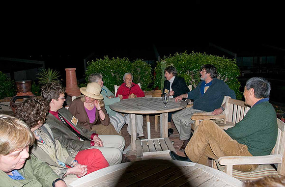 End of celebration gathering