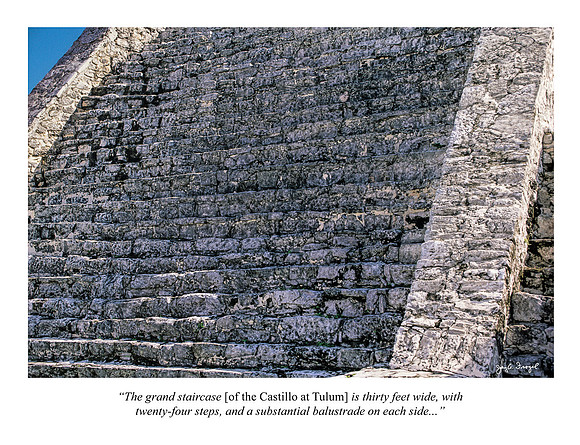 Tulum: El Castillo, Main Steps