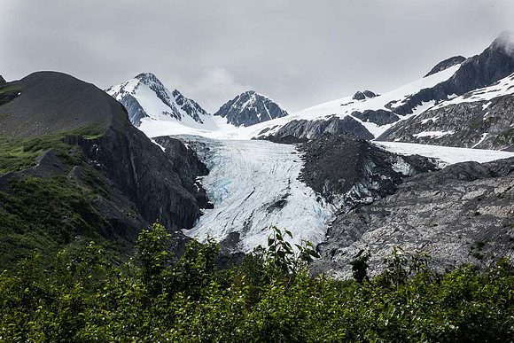 On the Worthington Glacier Trail