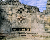 Becan - Structure 4 - interior wall with niches