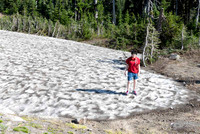 Leah, Snow, Mt. Ranier Visitor Center