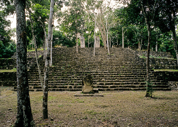 Calakmul - Structure 6, looking up