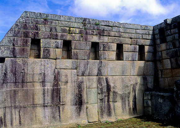 Extremely Fine Inca Masonry, Machu Pichu
