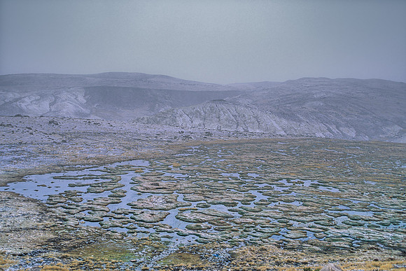 The old Spanish Road from Juliaca to Areqipa