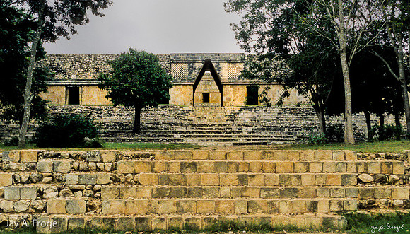 Uxmal - South entrance to the Nunnery Quad