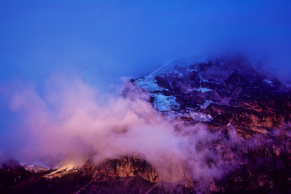 Sunset at 15,000 feet on Kilimanjaro
