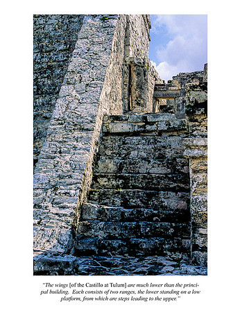 Tulum: El Castillo, Stairs to the South