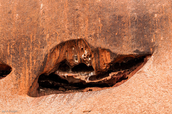 Natural cave on Uluru's south side