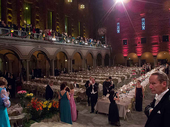 The banquet hall after the banquet