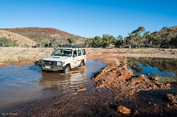 A rough spot on the track into D'Dhala Gorge, East MacDonnell Ranges