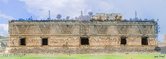 Uxmal - Nunnery, W face, E bldg