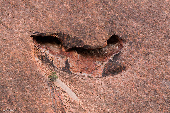 "I always smile for visitors" - Uluru