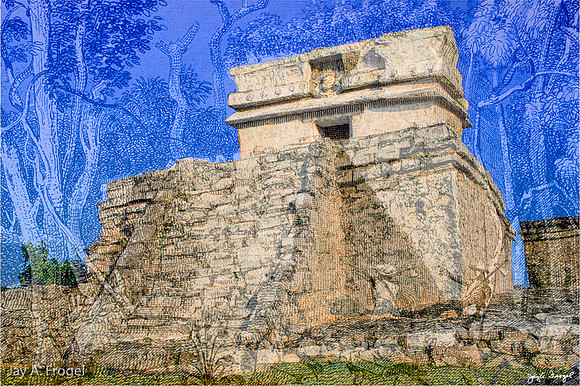 Tulum:   Temple of the Descending God