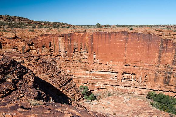 Smooth wall of Kings Canyon