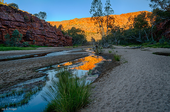 Sunset, Trephina Gorge, East MacDonnell Ranges