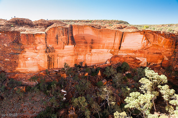 Smooth wall of Kings Canyon