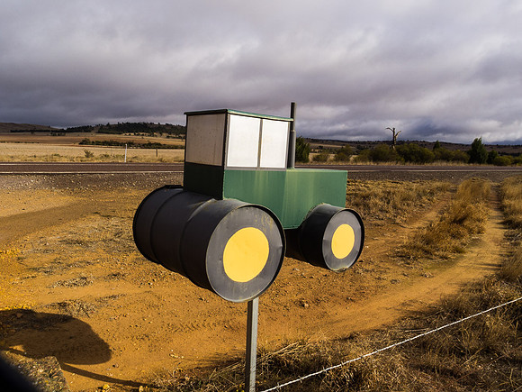Mailbox as a tractor