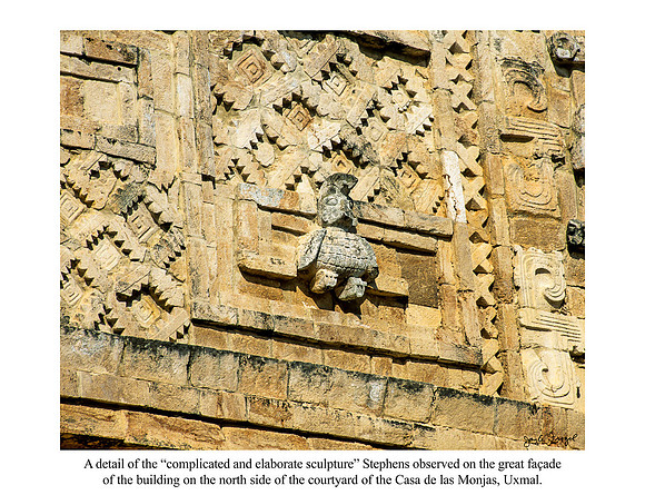 Uxmal - Nunnery Quad - NE corner, details