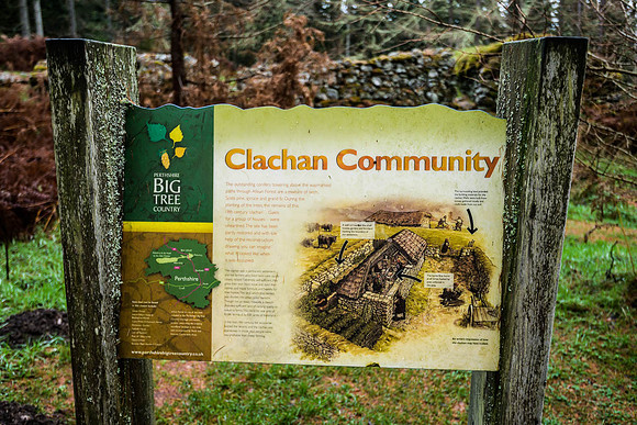 18th Cent. Clachan (Community) in the Allean Forest