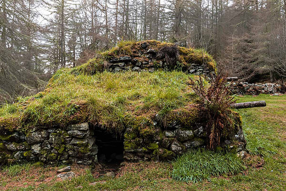18th Cent. Clachan (Community) in the Allean Forest