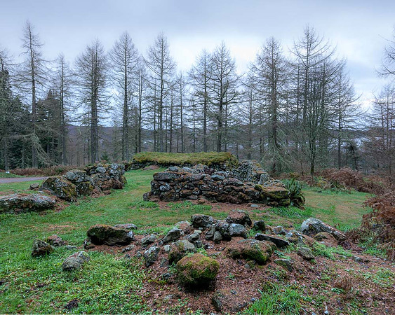 18th Cent. Clachan (Community) in the Allean Forest