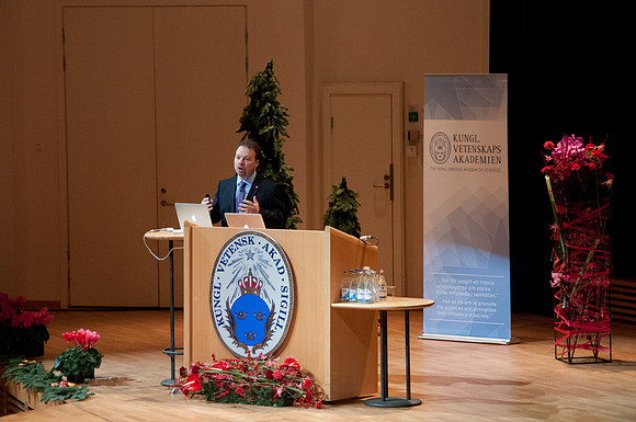 Opening Ceremony for physics winners - Adam Lecturing