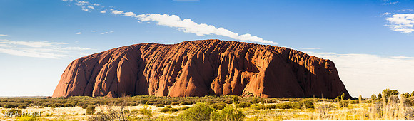 Uluru, northwest face, morning