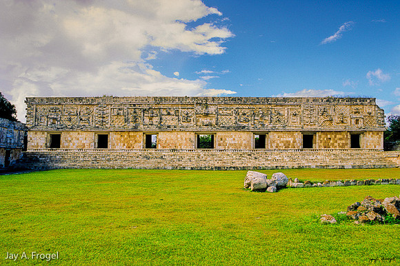 Uxmal - Nunnery, E face, W bldg