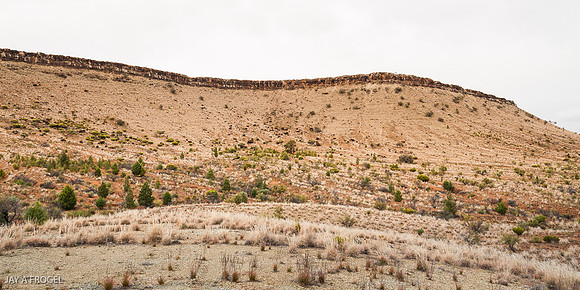 "Great Wall of China" in the Flinders Ranges south of Blinman