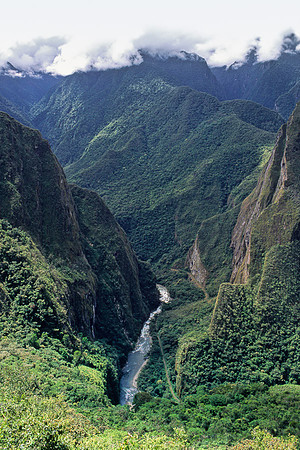 The Urubamba from Machu Pichu