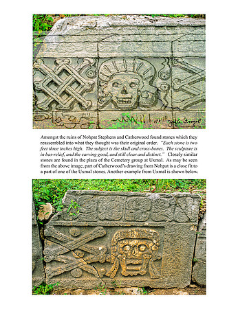 Uxmal - Skull and Cross bones motif