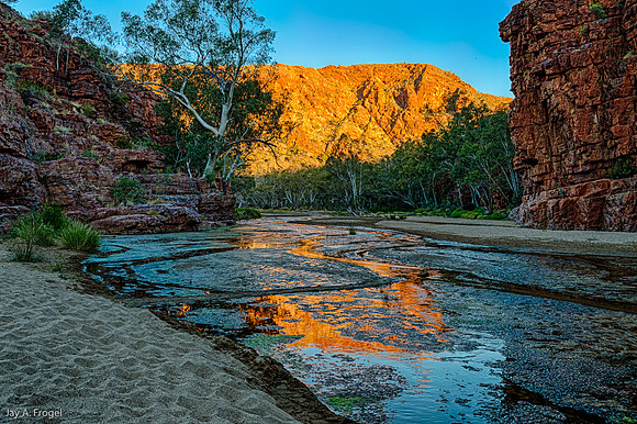 Sunset, Trephina Gorge, East MacDonnell Ranges