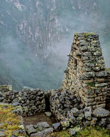 Building, Mist, and River, Machu Pichu