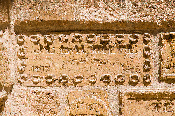 Prisoner or visitor inscription, Chateau d'If,