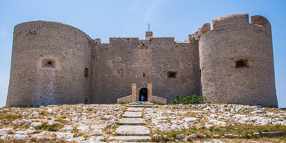 The entrance to the Chateau d'If,