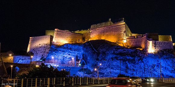 Castle by night