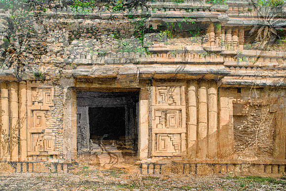 Doorway, Main Palace, Chunhuhub