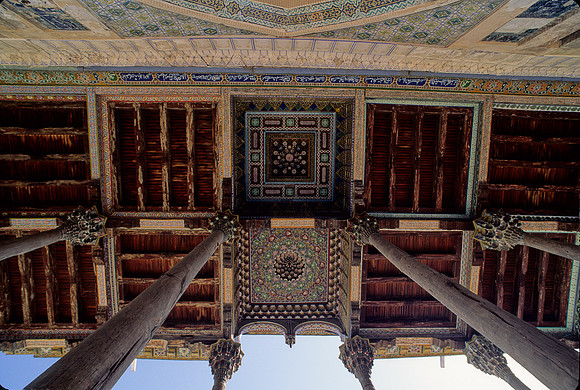 In the Bolo Khauz Complex, Bokhara, Uzbekistan