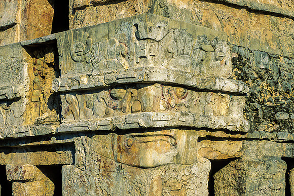 Tulum:  Temple of the Frescoes - Detail
